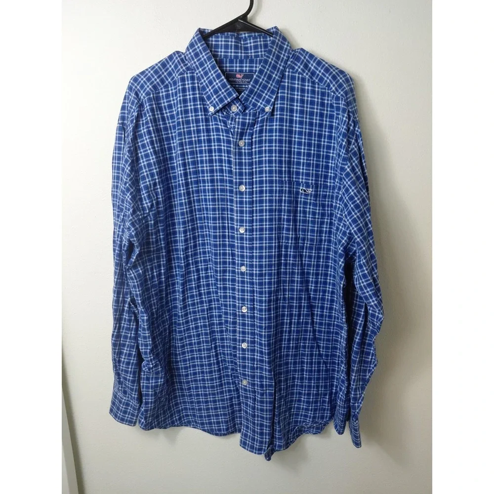 Vineyard Vines Performance Shirt Mens XXL Classic Fit‎ Tucker Shirt